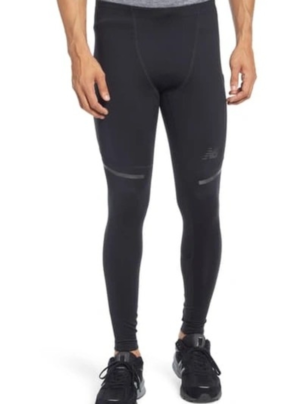 New Balance Impact Run Men’s Small Black Reflective Running Tights Leggings NWT